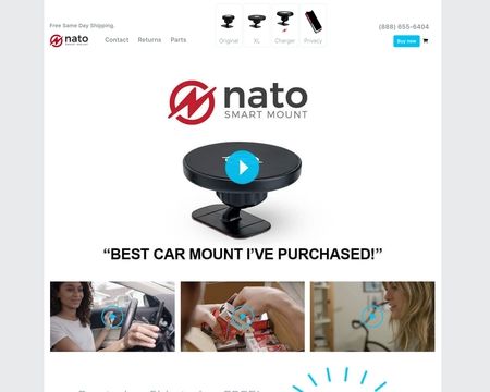 website thubmnail of Nato Smart Mounts