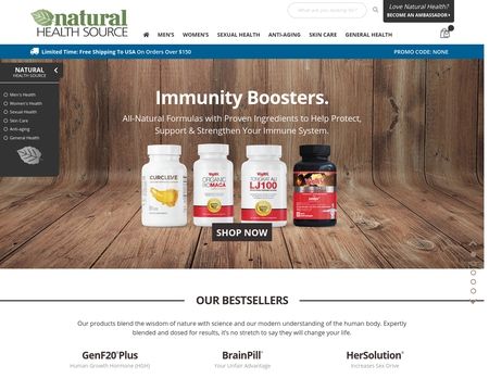 website thubmnail of Naturalhealthsource.net
