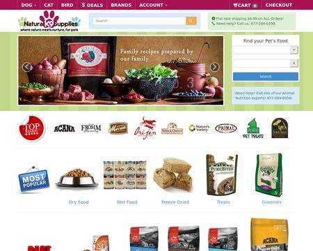website thubmnail of Natural K9 Supplies