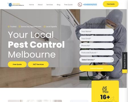 website thubmnail of Naturalpestcontrolmelbourne.com.au