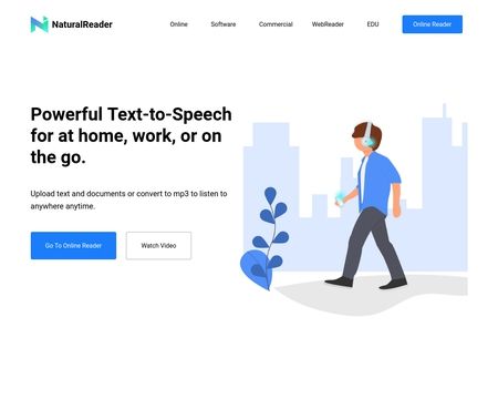 website thubmnail of Natural Reader