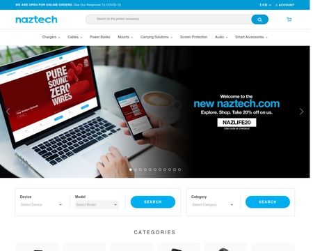 website thubmnail of Naztech