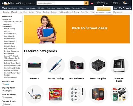 website thubmnail of Ncix.ca
