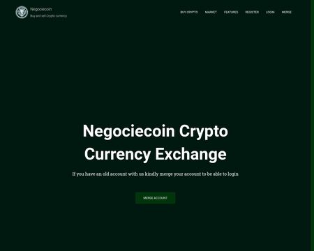 website thubmnail of Negociecoin