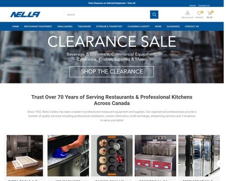 website thubmnail of Nellacutlery.ca