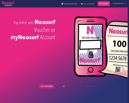 website thubmnail of Neosurf