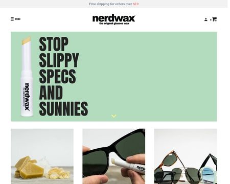 website thubmnail of Nerdwax