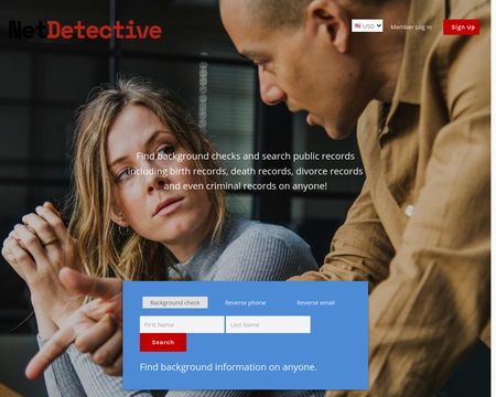 website thubmnail of Net Detective