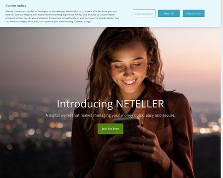 website thubmnail of NETELLER