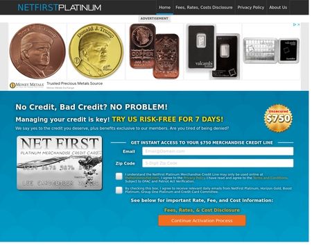 website thubmnail of Net First Platinum