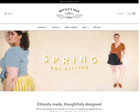 website thubmnail of Nettle's Tale