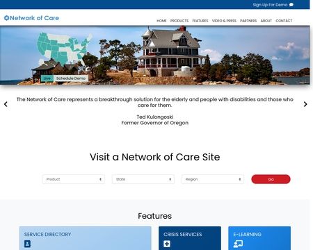 website thubmnail of Network of Care