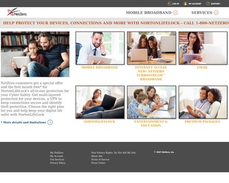website thubmnail of NetZero