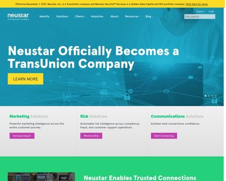 website thubmnail of Neustar