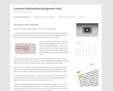 Thumbnail of Customer Relationship Management