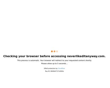 website thubmnail of NeverLikedItAnyway