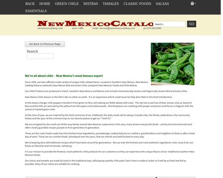 website thubmnail of New-Mexico-Catalog