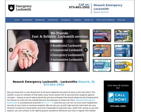 website thubmnail of Newarkemergencylocksmith