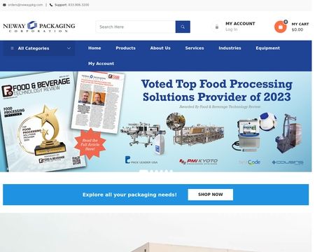 website thubmnail of Newaypkgshop