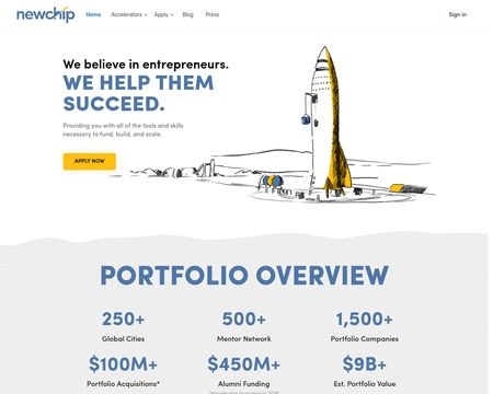website thubmnail of Newchip
