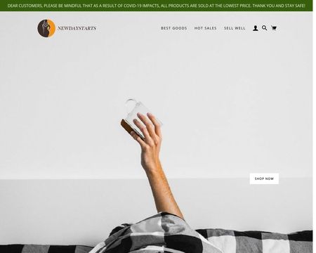 website thubmnail of Newdaystarts