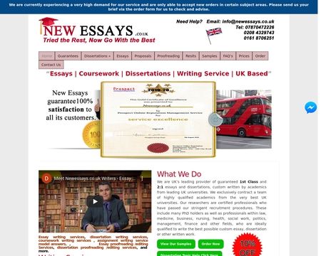 website thubmnail of New Essays UK