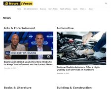 Thumbnail of Newsandverse.com