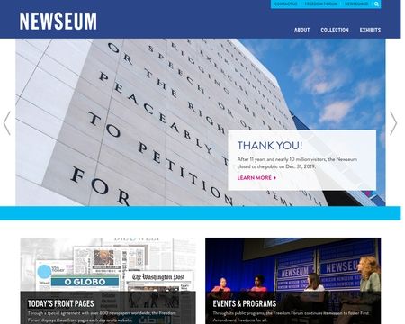 website thubmnail of Newseum