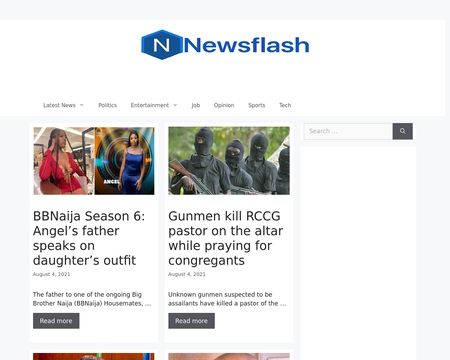 website thubmnail of Newsflashuk