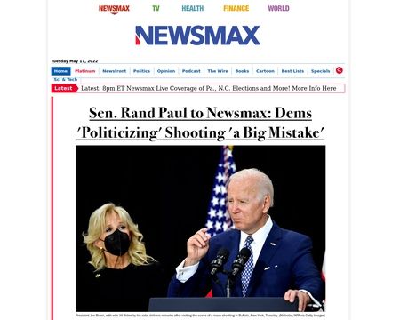 website thubmnail of NewsMax