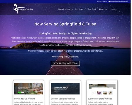 website thubmnail of Newsom Creative