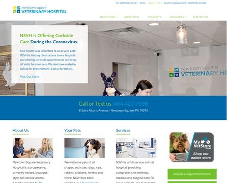 website thubmnail of Newtownsquarevet