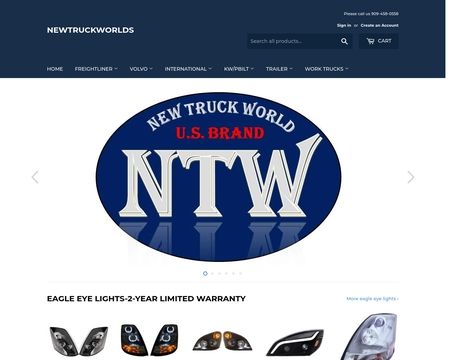 website thubmnail of New Truck World