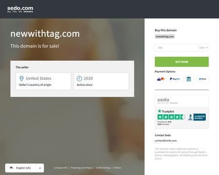 website thubmnail of Newwithtag