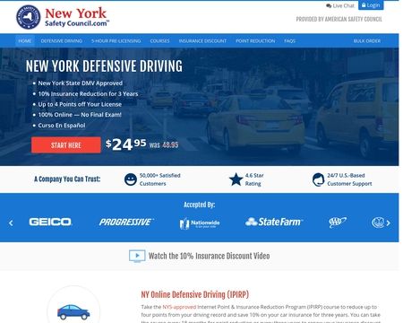 website thubmnail of New York Safety Council