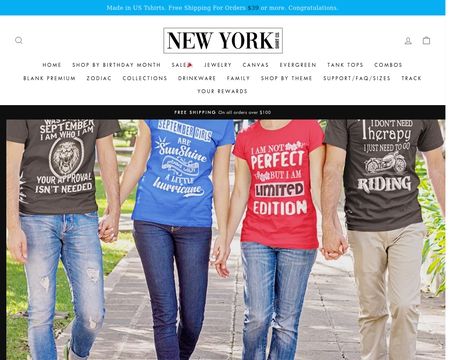website thubmnail of New York Shirt Company