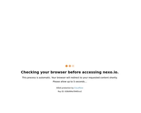 website thubmnail of Nexo