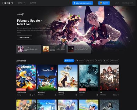 website thubmnail of Nexon