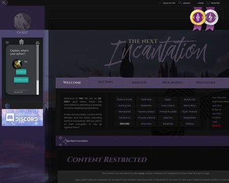website thubmnail of Next Incantation
