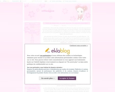 website thubmnail of Nfl.eklablog