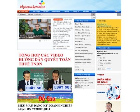 website thubmnail of Nghiepvuketoan.vn