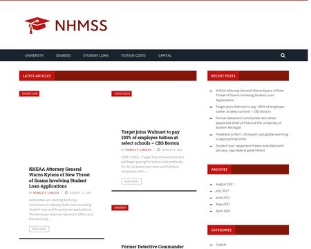 website thubmnail of NHMSS