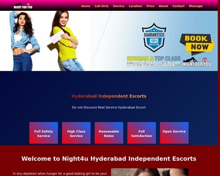 website thubmnail of Night4uhyderabadindependentescorts