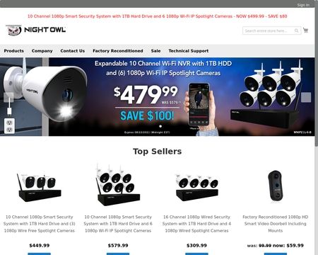 website thubmnail of Night Owl