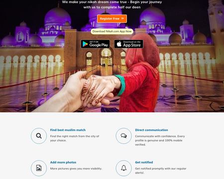 website thubmnail of Nikah.com