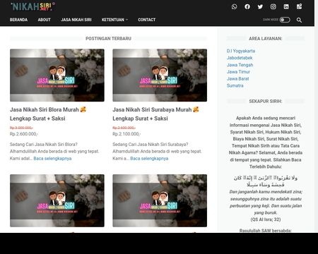 website thubmnail of Nikahsiri.net