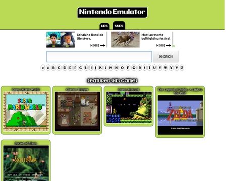 website thubmnail of Nintendo Emulator