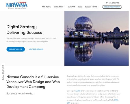 website thubmnail of Nirvanacanada.ca