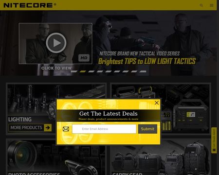 website thubmnail of Nitecore