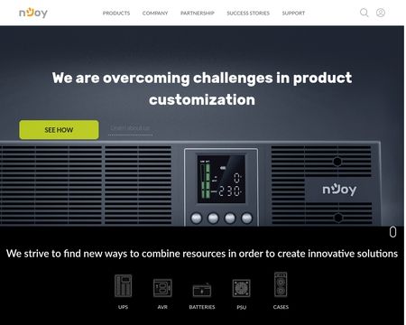 website thubmnail of Njoy.ro